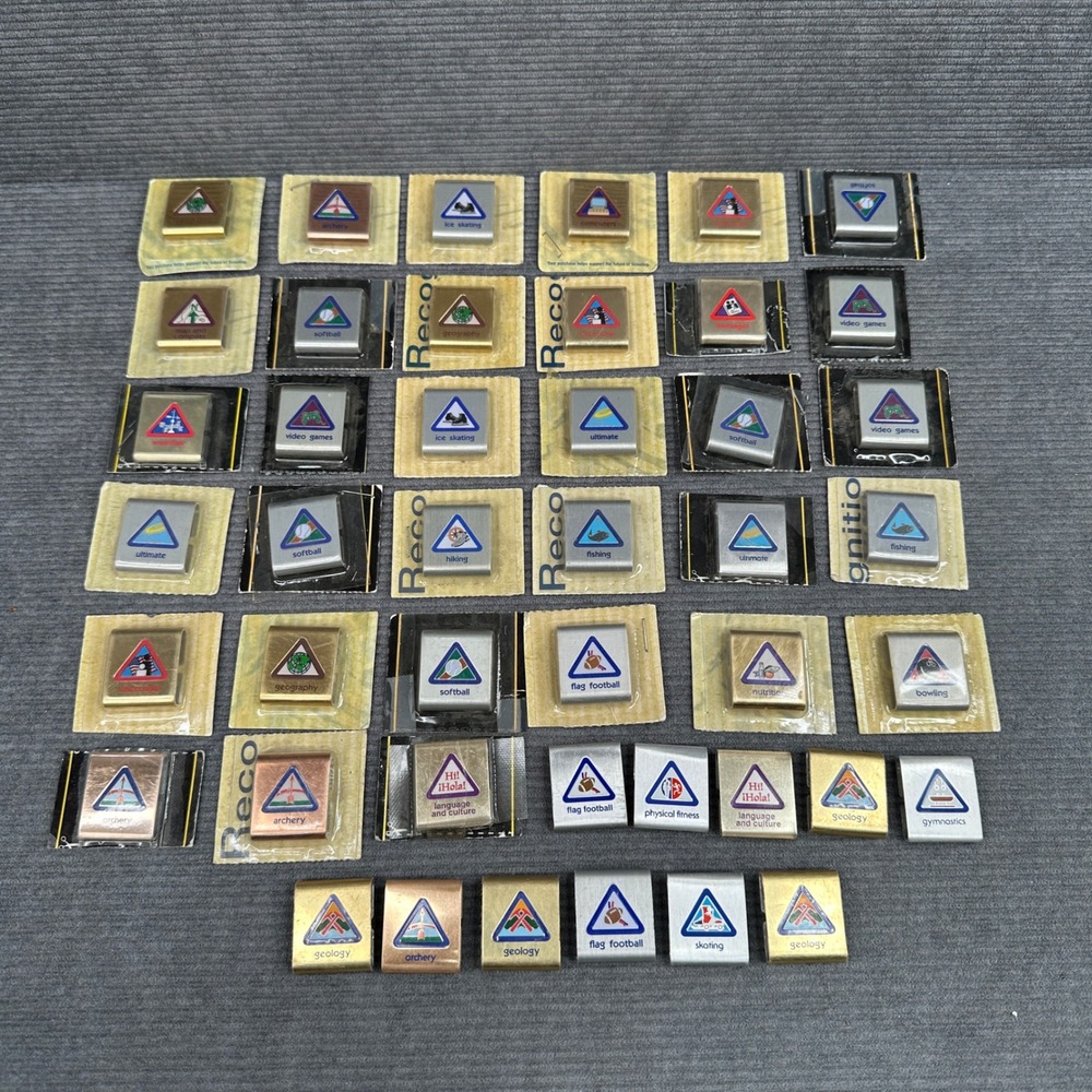 Lot of 44 Boy‎ Scouts of America BSA Belt Slide Loop Cub Webelo's New Used